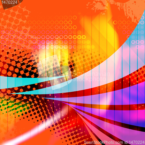 Image of Swooshy Lines Abstract Layout