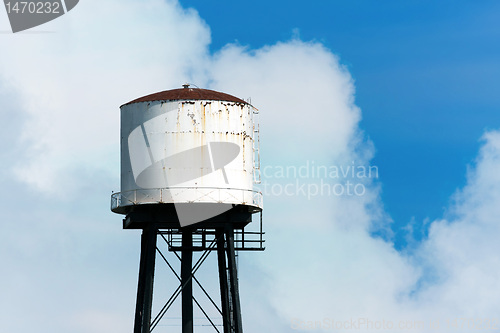 Image of Old and Rusty Water Tower
