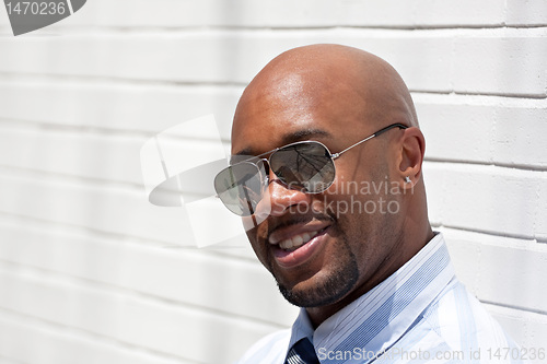 Image of Cheerful Smiling Business Man