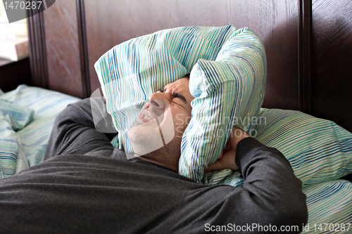 Image of Man Having Trouble Sleeping