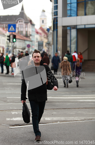 Image of Businessman in the city