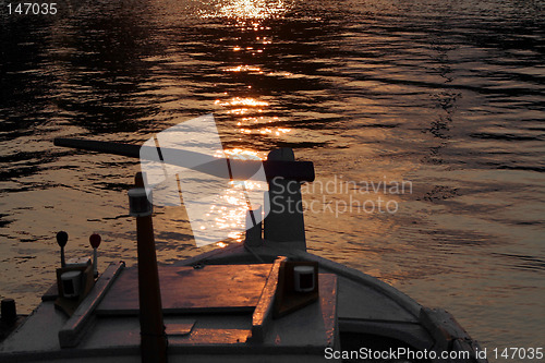 Image of fishing boat detail