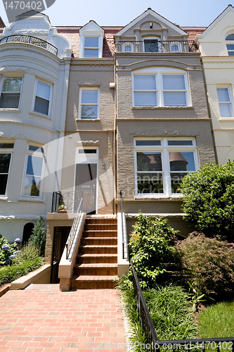 Image of Richardsonian Romanesque Row House Home Washington