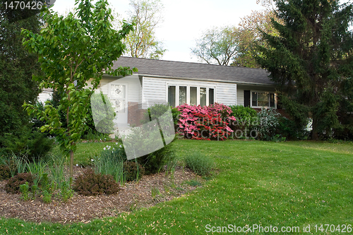 Image of 1950s House Rambler Suburban Maryland