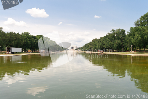 Image of Reflecting Pool Lincoln Memorial Washington DC