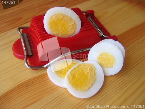 Image of Egg and egg slicer