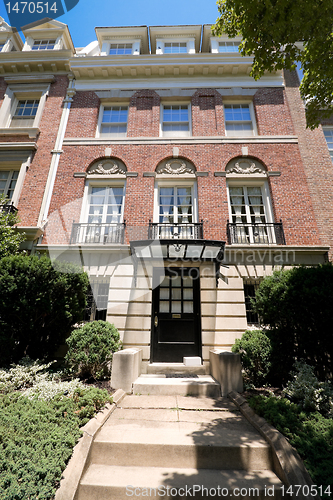 Image of Red Brick Beaux Arts Row House Home  Washington DC