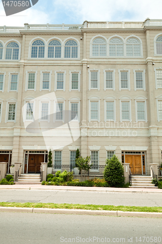 Image of XXXL Italian Renaissance Revival Townhouses Limestone Facade Ros