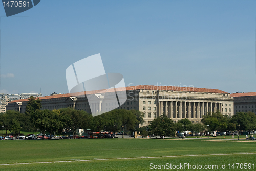 Image of Exterior Department of Commerce Building, Washington DC Mall, US