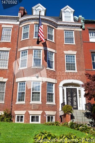 Image of Georgian Brick Townhouse Row House Washington DC