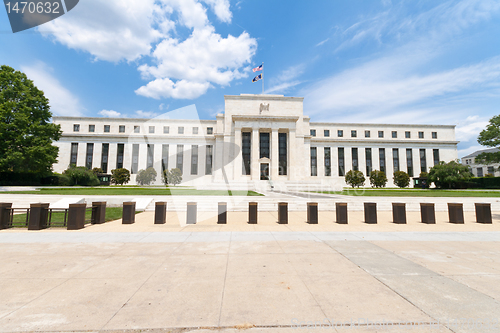 Image of Federal Reserve Bank Building Washington DC USA