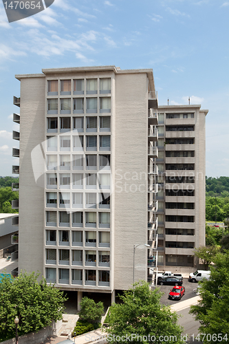 Image of XXXL Modern Condo Apartment Building Tower Skyscraper Rosslyn, V