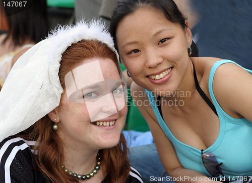 Image of Bride and friend