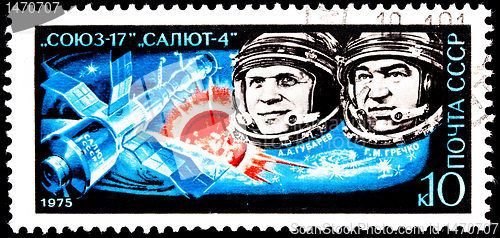 Image of Aleksei Gubarev, Georgy Grechko, Soyuz 17