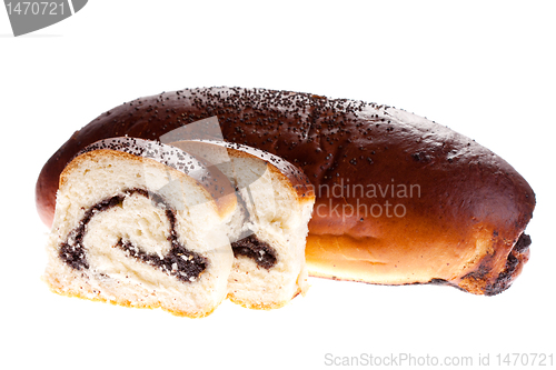 Image of Bun with poppy seeds