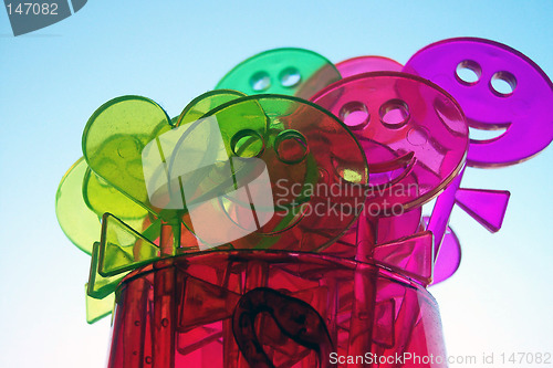 Image of colorful stirrers