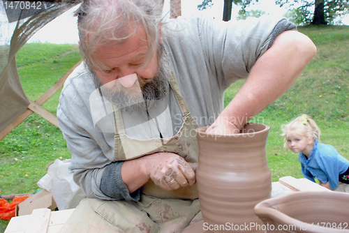 Image of Production of jug. 