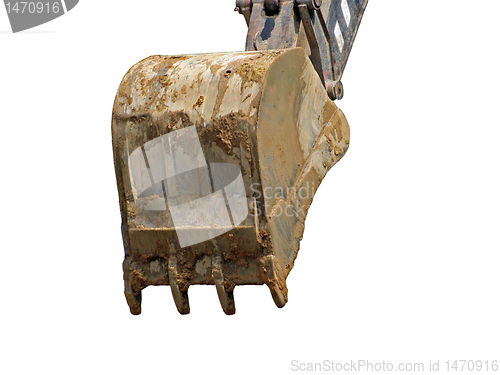 Image of bucket of excavator