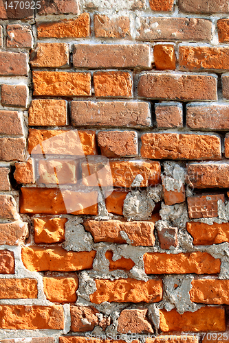 Image of very old brick wall