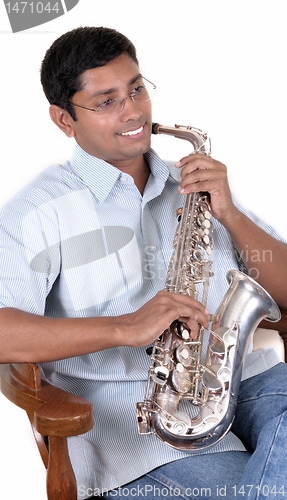 Image of Sax Player