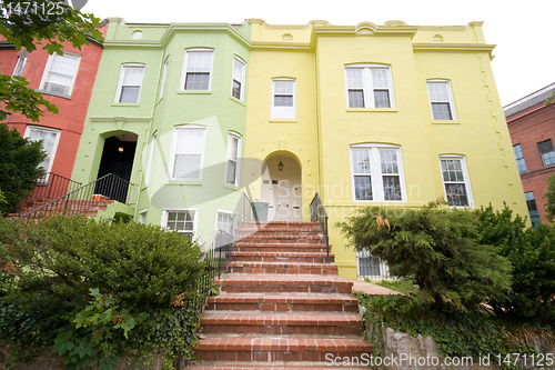 Image of Italianate Style Row House Homes Washington DC