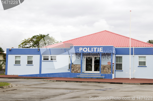 Image of police station Oranjestad St. Eustatius Netherlands Antilles