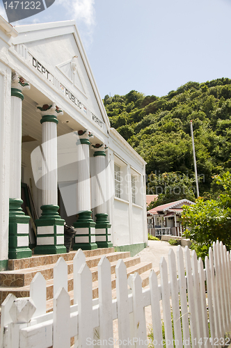 Image of government building Saba Dutch Netherlands  Antilles