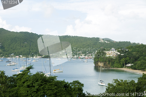 Image of Port Elizabeth harbor Princess Margaret Beach Bequia St. Vincent