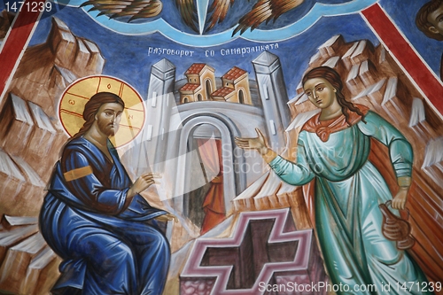 Image of Miraculous conversion of a Samaritan woman