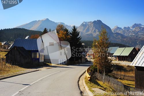 Image of Serbian mountain village