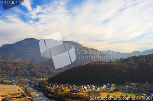 Image of Serbian mountain village