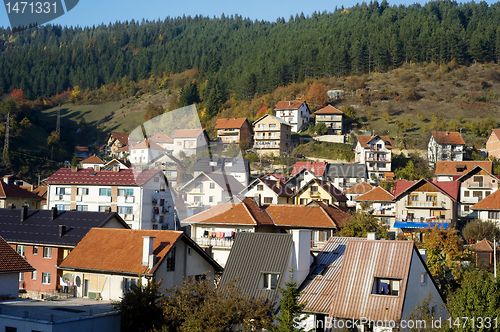 Image of Serbian mountain village