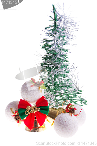 Image of christmas tree ornaments