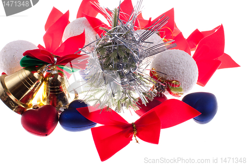 Image of christmas tree ornaments