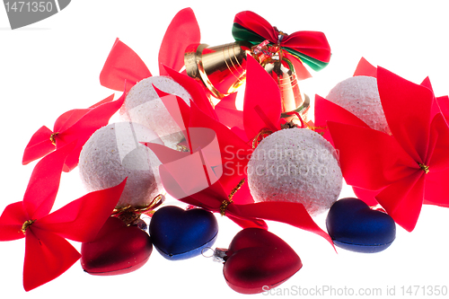 Image of christmas tree ornaments