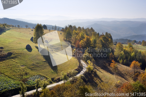 Image of Beautiful autumn mountains