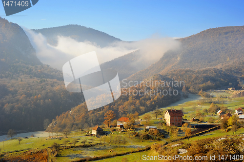 Image of Serbian mountain village