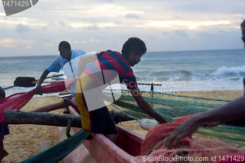 Image of  Sri Lankan fishermen