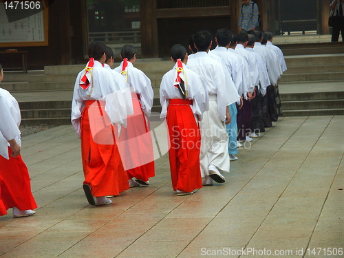 Image of Tokyo  buddists, monks