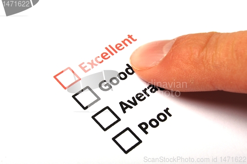 Image of satisfaction survey