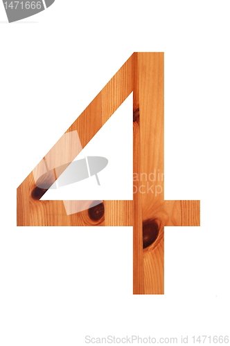 Image of wood alphabet 4