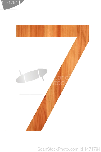 Image of wood alphabet  7