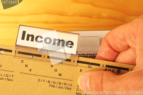 Image of income