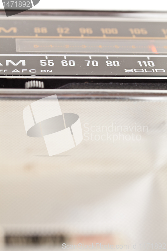 Image of XXXL Tuning Display Part of Vintage AM/FM Radio 