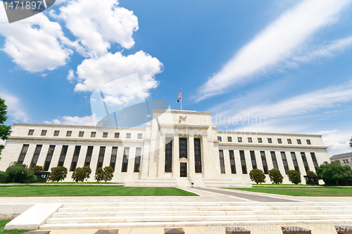 Image of Federal Reserve Bank Building Washington DC USA