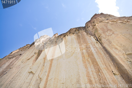 Image of Tuff Ash Cliff Valles Caldera, Bandelier National Monument New M