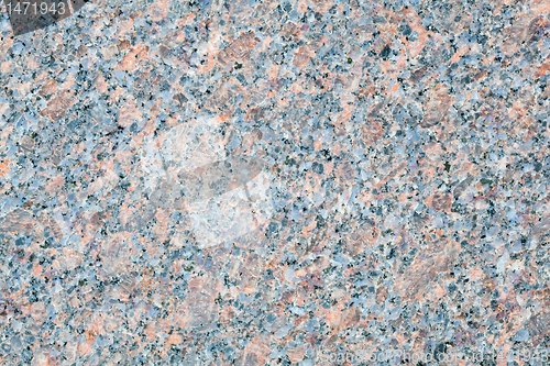 Image of Full Frame Close-up Polished Pink and Black Granite Surface