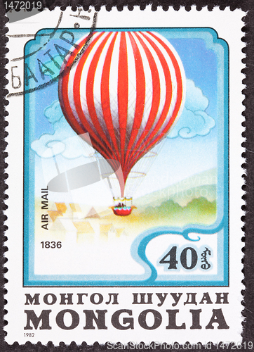 Image of Mongolian Charles Green Royal-Vauxhall 1836 Balloon Air Mail Pos