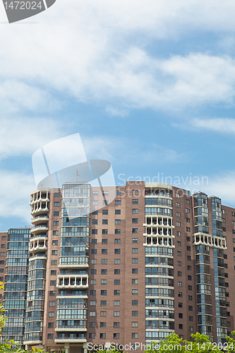 Image of XXXL Modern Apartment Building Classical Roman Facade Mixed-In, 