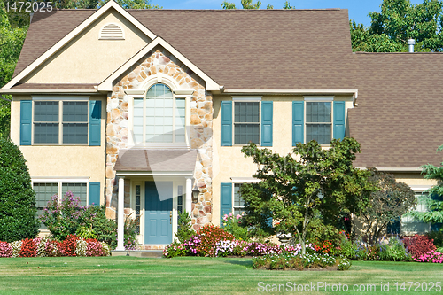 Image of Landscaped Family Home Suburban Philadelphia PA